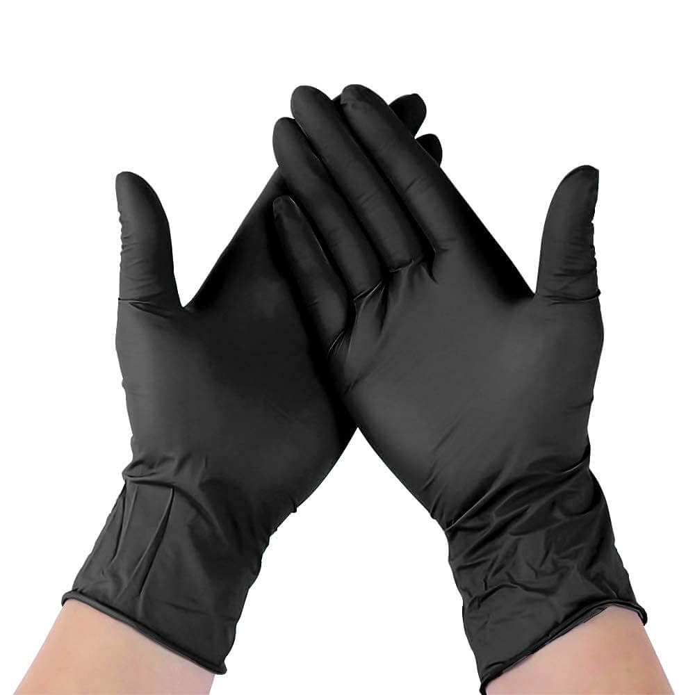 Black Nitro Nitrile Powder Free Disposable Nitrile Gloves