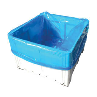 Blue Carton Liner LDPE 63.5+38cm x 63 cm - 30um Packaging Supplies