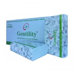 Gentility Interleaved Ultraslim Hand Towel 24X23cm (16X150 Sheets)